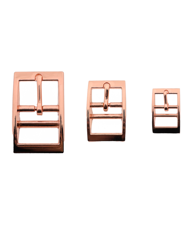 Doppelsteg-Schnalle 25MM Rosegold
