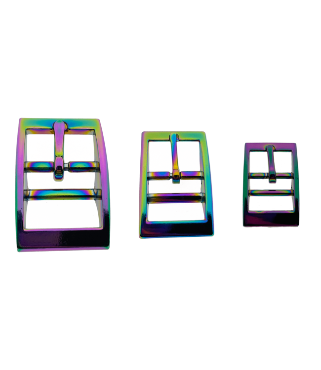 Doppelsteg-Schnalle 16MM Neo-Chrome