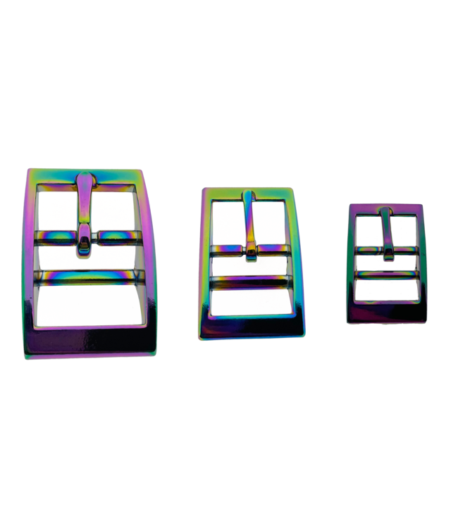 Doppelsteg-Schnalle 25MM Neo-Chrome