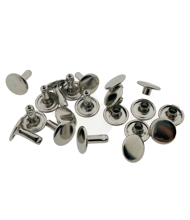 Hohlnieten 10X10 Nickel (10 stuks)