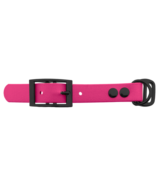 Biothane adapter 19MM Passion Rosa/Schwarz