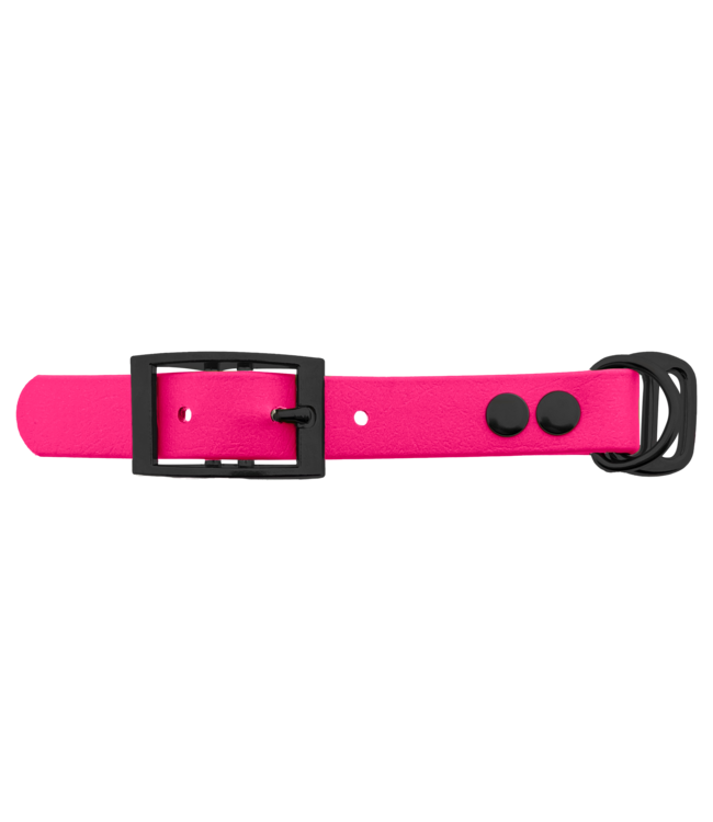 Biothane adapter 19MM Neon Rosa/Schwarz