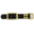 123Paracord Biothane adapter 25MM Schwarz/Messing