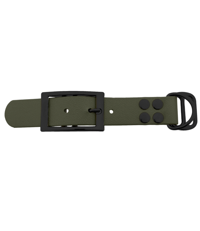 Biothane adapter 25MM Military Olive/Schwarz