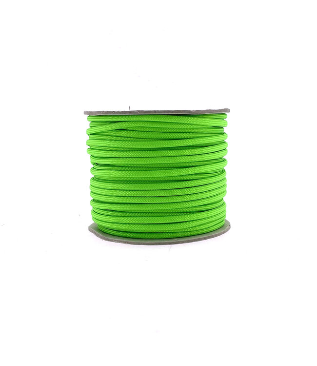 Paracord 550 typ III Ultra Neon Grün-30 mtr