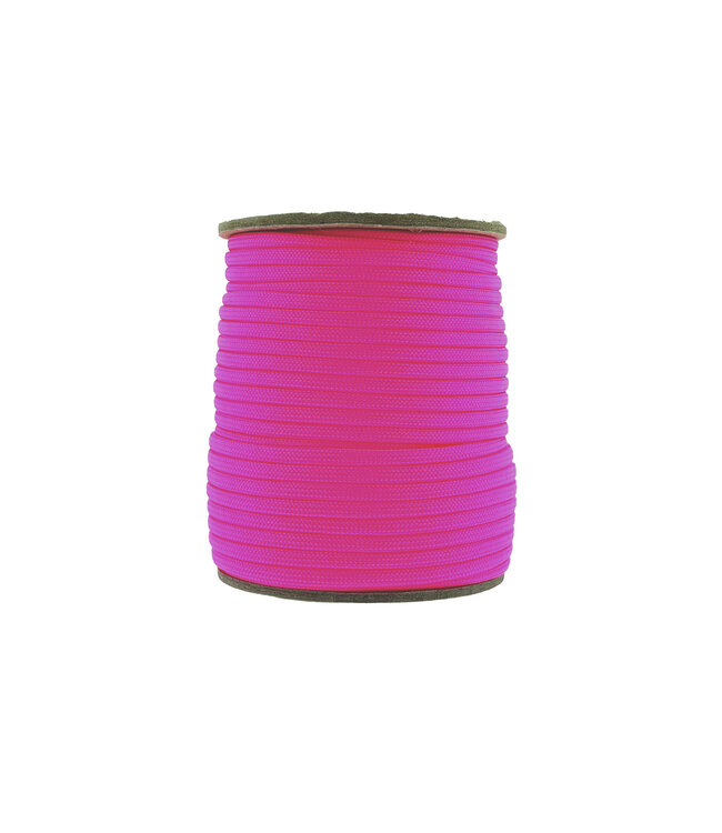 Paracord 550 type III Ultra Neon Rosa-30 mtr