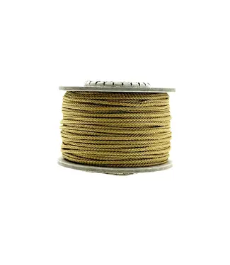 123Paracord Microcord 1.4MM Gold - 40 mtr