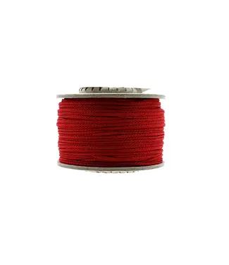 123Paracord Microcord 1.4MM Rot Chili - 40 mtr