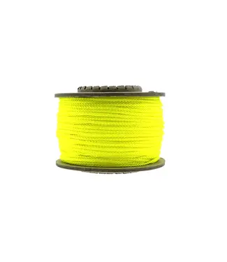 123Paracord Microcord 1.4MM Ultra Neon Gelb - 40 mtr