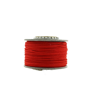 123Paracord Microcord 1.4MM Imperial Rot - 40 mtr