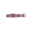 123Paracord Biothane adapter 25MM Marvelous Mauve/Rosegold