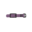 123Paracord Biothane adapter 25MM Marvelous Mauve/Schwarz