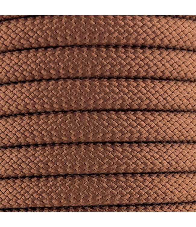 10MM Nylon Hundeleine Chocolate Premium