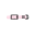 123Paracord Biothane adapter 25MM Dusty Pink/Schwarz