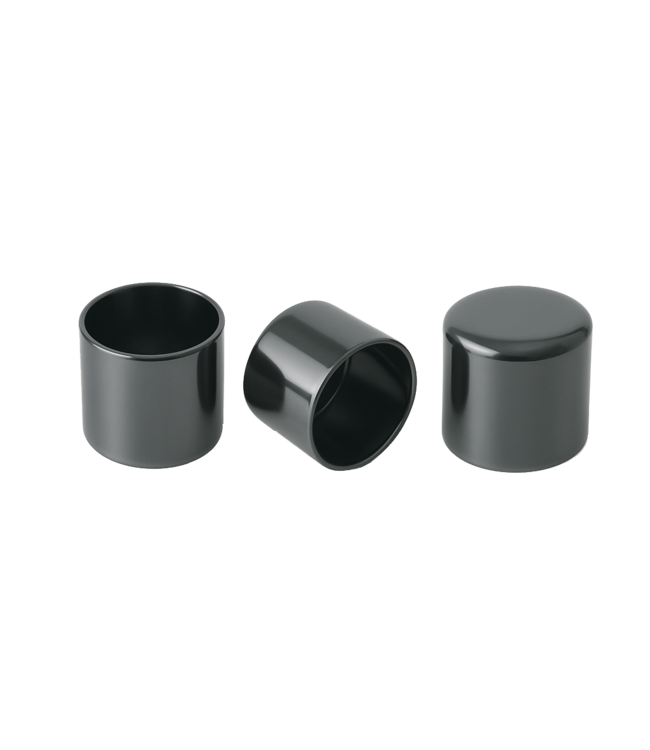 Cord end cap 10MM Grau