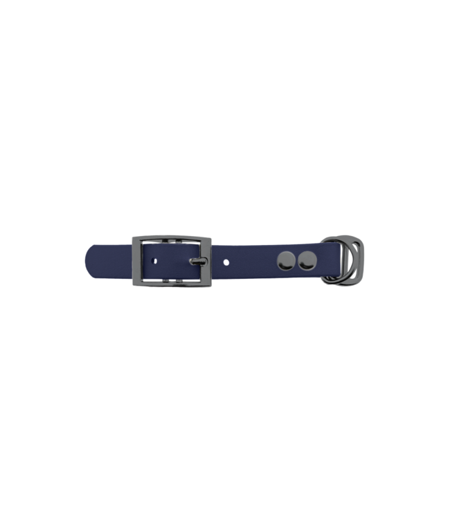 Biothane adapter 19mm Navy Blau/Grau