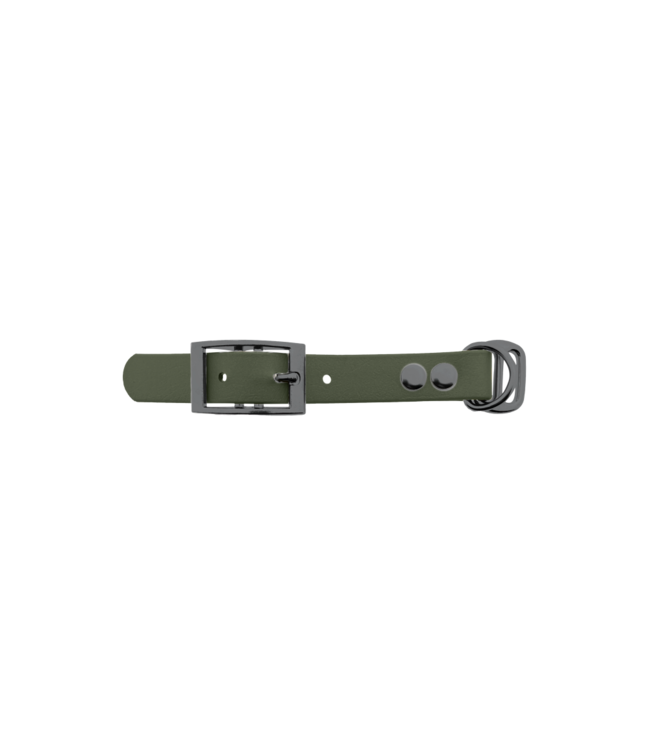 Biothane adapter 19mm Military Olive/Grau