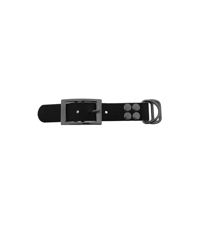 Biothane adapter 25mm Schwarz/Grau