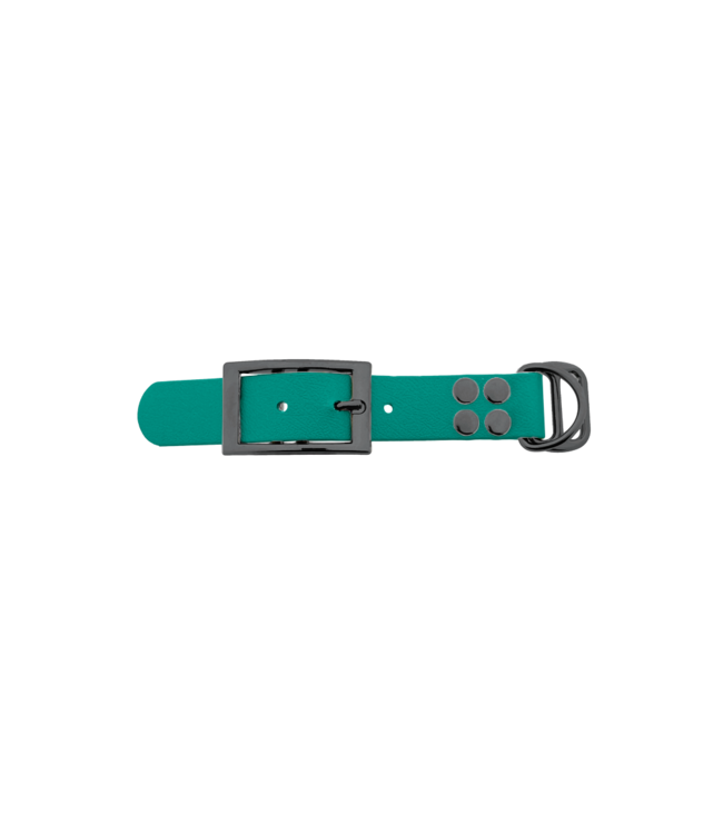 Biothane adapter 25mm Teal/Grau