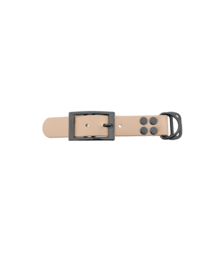 123Paracord Biothane adapter 25mm Powder Tan/Grau