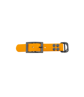 123Paracord Biothane adapter 25mm Peach/Grau