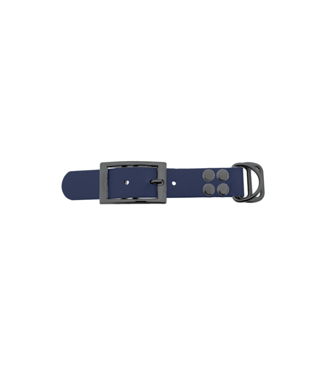 Biothane adapter 25mm Navy Blau/Grau