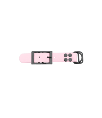 123Paracord Biothane adapter 25mm Dusty Pink/Grau