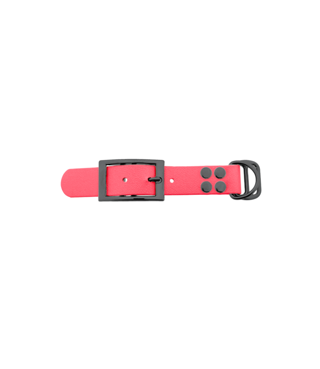 Biothane adapter 25mm Coral/Grau