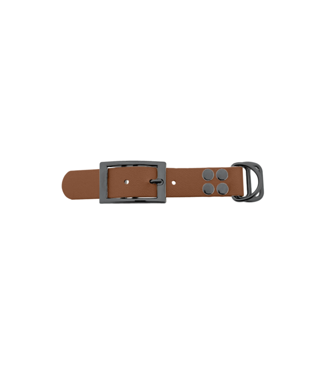 Biothane adapter 25mm Braun/Grau