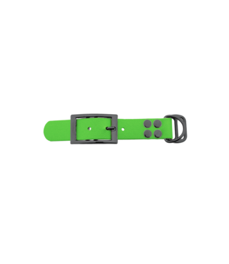 123Paracord Biothane adapter 25mm Apple Grun/Grau