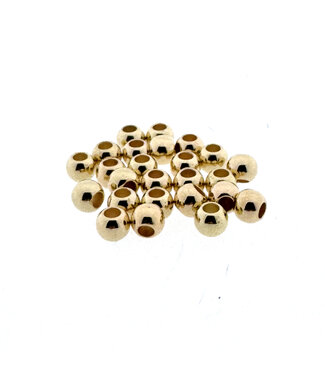 123Paracord Paracord Spacer 8X6MM Gold 25 Stück