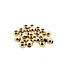 Paracord Spacer 8X6MM Gold 25 Stück