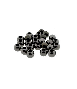 123Paracord Paracord Spacer 8X6MM Gunmetal Schwarz 25 Stück