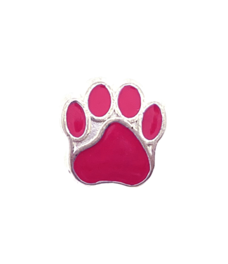 123Paracord Perle metall hund Hot Pink