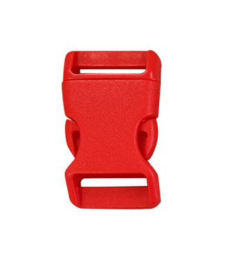 123Paracord Buckle 25MM Kunststoff Rot