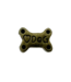 perle Hundeknochen Bronze