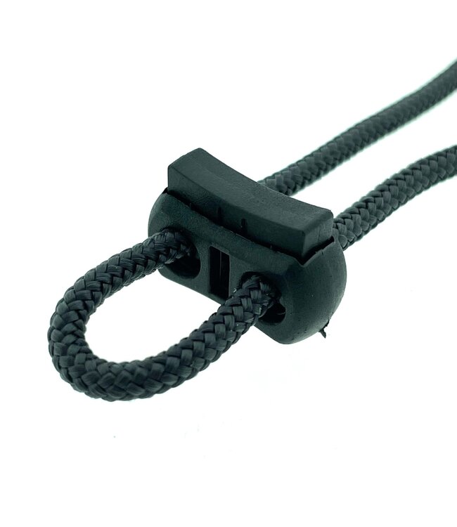 Kordelstopper klein schwarz