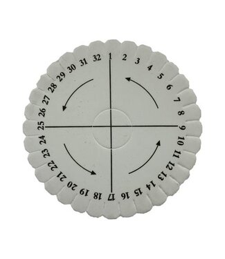 123Paracord Kumihimo Scheibe runden 10CM