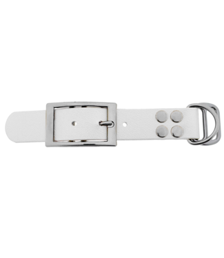 123Paracord Biothane adapter 25MM Weiss