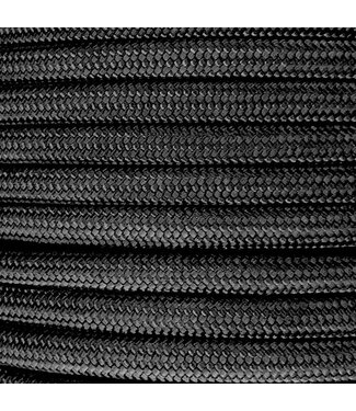 123Paracord 6MM PPM Touw Schwarz