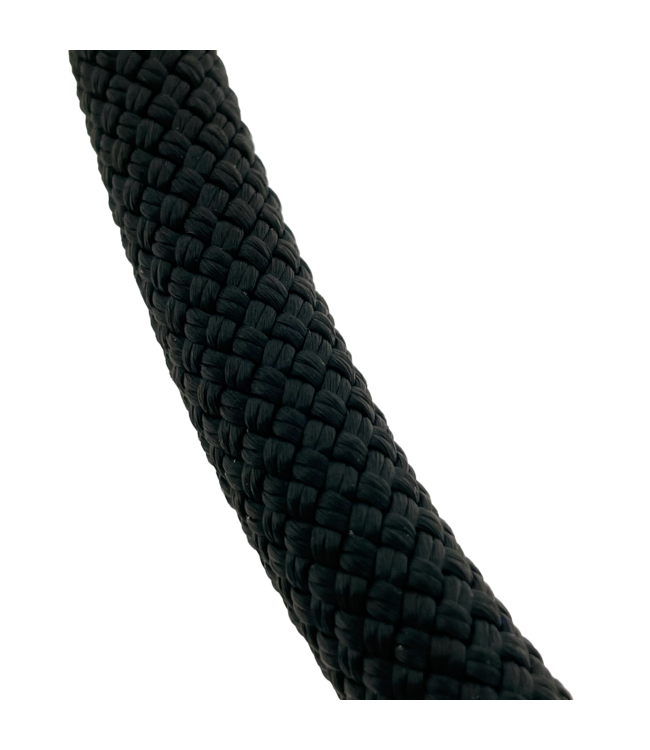 10MM Nylon Hundeleine Schwarz Premium