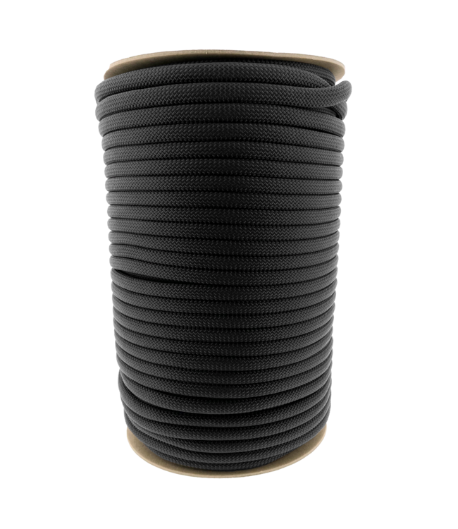 10MM Nylon Hundeleine Schwarz Premium