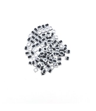 123Paracord Paracord Nummer perle 8
