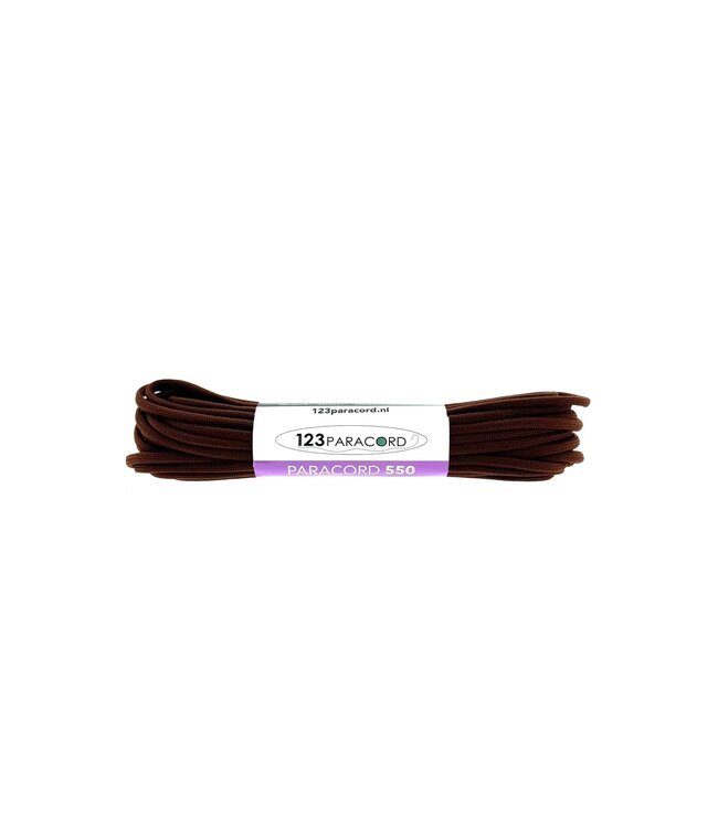 Paracord 550 type III Chocolate Braun - 10 mtr