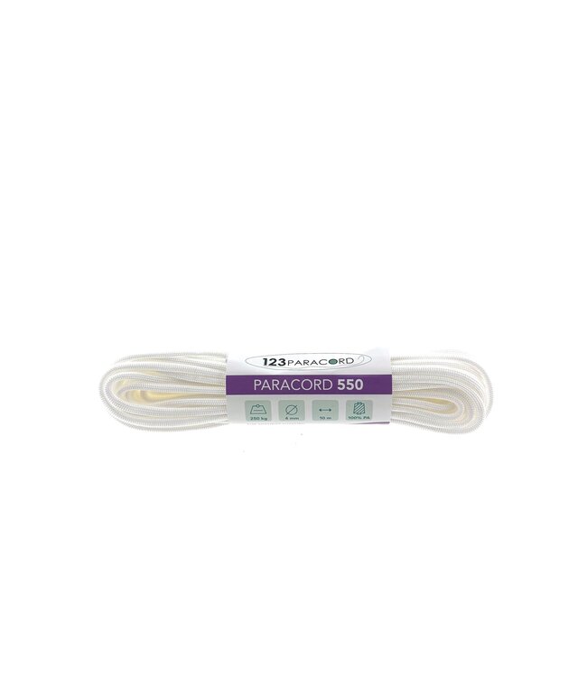 Paracord 550 type III Weiss - 10 mtr