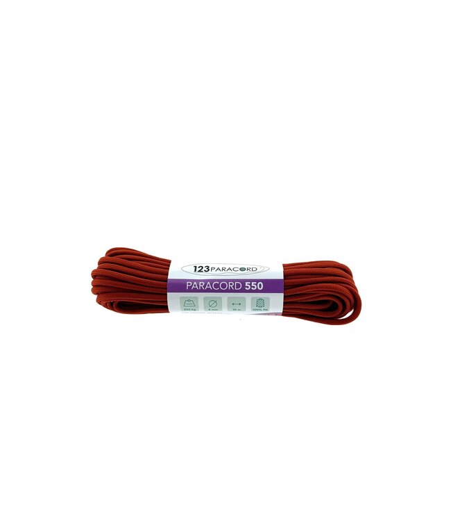 Paracord 550 type III Solar Orange - 10 mtr
