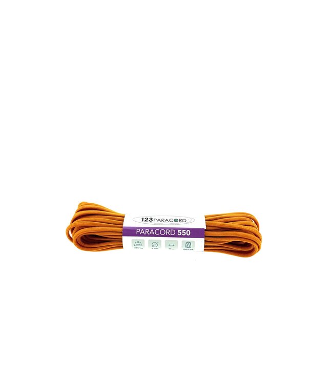 Paracord 550 type III Royal Orange - 10 mtr