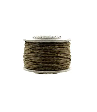 123Paracord Microcord 1.4MM Gold Braun  - 40 mtr