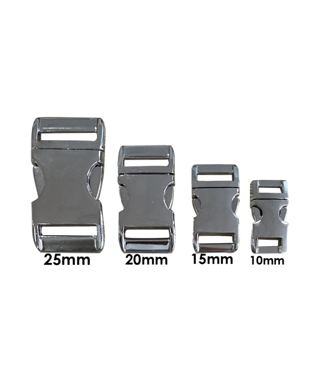 Alu-Max 10MM (3/8") buckle Chrome Schnalle