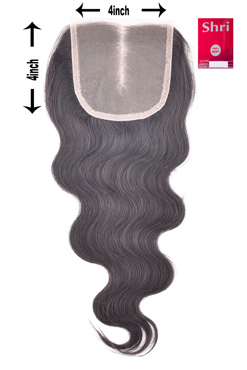 Shri SilverFox Indian Shri Closure - Body Wave